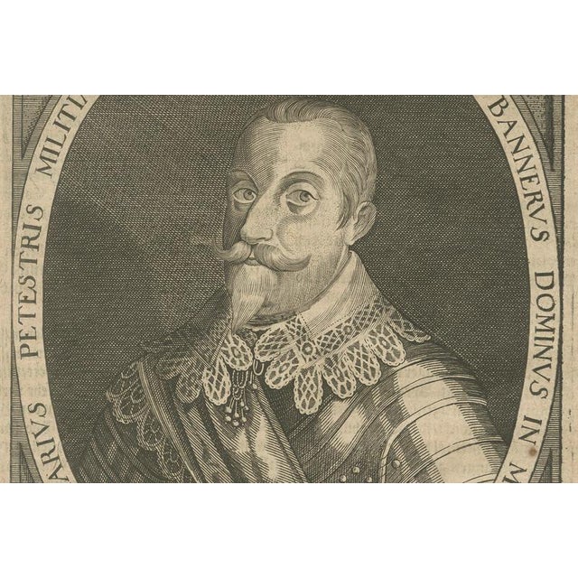 Johann Banér, Swedish General of the Thirty Years War, 1640, Engraving For Sale - Image 6 of 9