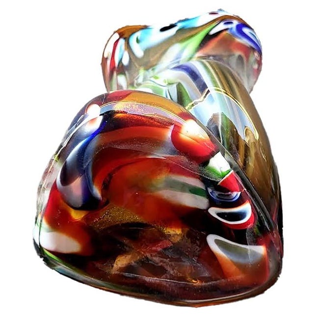 Stunning Art Glass Vase by Jozefina Krosno of Poland For Sale In Las Vegas - Image 6 of 10