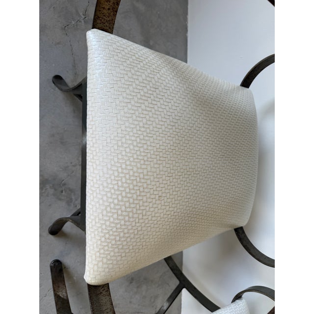 Vintage Shaver Howard Modernist Industrial Brushed Steel Armchairs – Pair For Sale In Miami - Image 6 of 12