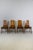 Beautiful set of four Fiorenza chairs, designed by Tito Agnoli and produced by the Italian company Molteni. Walnut frame,...