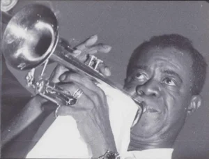 Louis Armstrong in Concert, 1955, Original Vintage Photograph