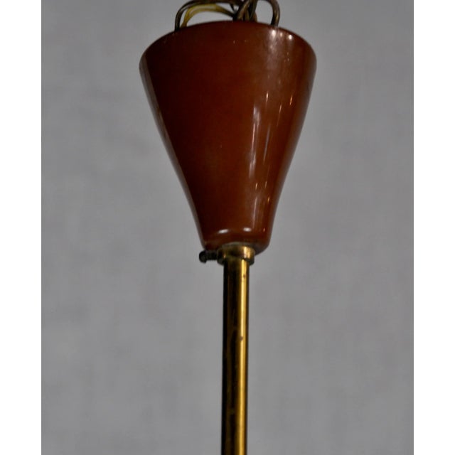 3-Arm Ceiling Lamp, 1950s For Sale - Image 9 of 18