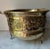 Vintage Brass Footed Planter With Handles Embossing Grape Motif For Sale - Image 9 of 16