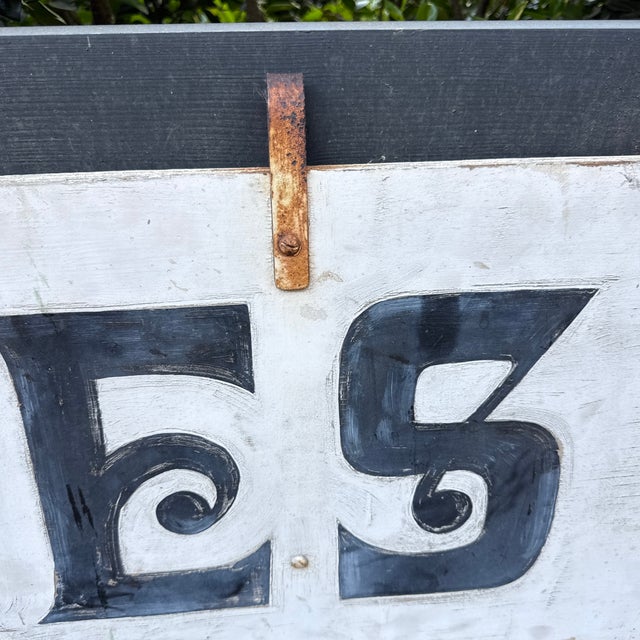 Vintage “Antique” Store Display Sign For Sale In Atlanta - Image 6 of 11