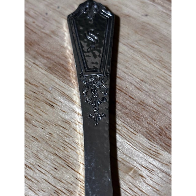 Gorham Pattern: "Pattern A" 1912 Fish Knife 7 1/2” S Monogram