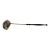 Antique Sterling Silver Gilt Punch Ladle Woden Handle, Fluted Oval Bowl. For Sale