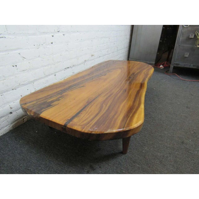 Live Edge Coffee Table For Sale - Image 4 of 9
