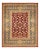 Red Mogul, One-of-a-Kind Hand-Knotted Area Rug in Red, 8' 1" x 10' 2" For Sale - Image 8 of 8