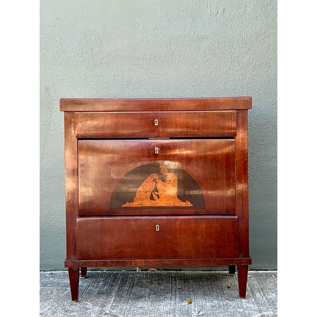 Vintage Biedermeier Chest of Drawers For Sale - Image 11 of 12
