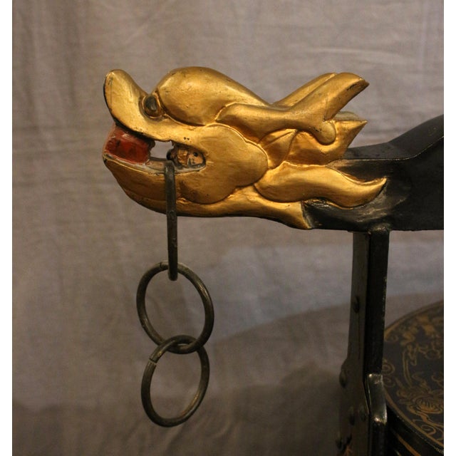 Early 20th Century Early 20th Century Grand Scale Chinese Wedding Basket For Sale - Image 5 of 9