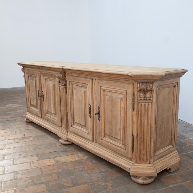 1950s Large Vintage Oak Sideboard, 1950 For Sale - Image 5 of 13