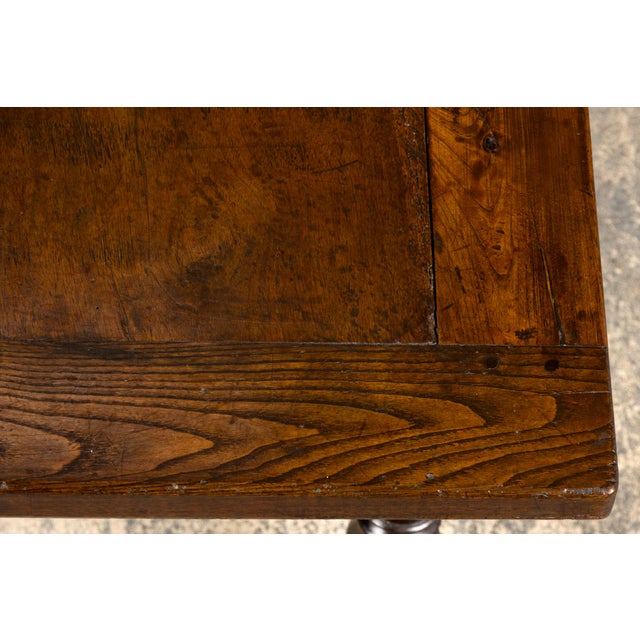 Early 19th Century French Louis XIII Style Oak Farmhouse Dining Table For Sale - Image 17 of 18