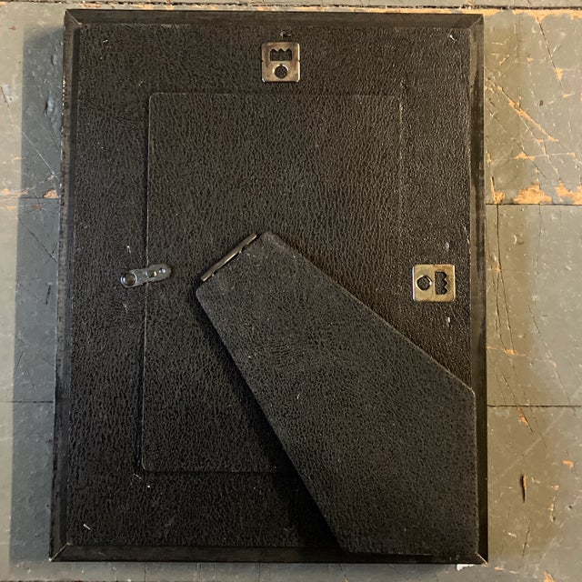 Abstract 1980’s Original Wayne Cunningham Small Abstract Ink Drawing Tabletop Frame For Sale - Image 3 of 4