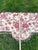An early 20th century French floral valence accented with antique tassel fringe.