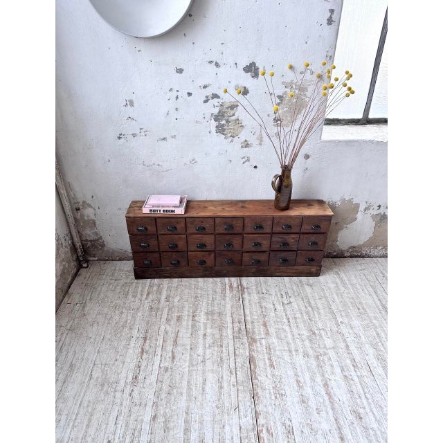 Oak Workshop Credenza, 1950 For Sale - Image 10 of 18