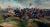 Late 19th century figurative painting of the battle of Trevilians Station and of the wounding of Colonel Sackett June 11,...