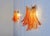 Vintage Murano Six-Tier Felci Wall Sconces in Amber Glasses, 1990s, Set of 2 For Sale - Image 15 of 18