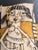 Large original mixed-media work by French painter Jean-Claude Tardivo (b. 1935), "Le ruban jaune", 2004. A cut-cardboard...