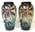 Blue Pair of Stunning French Cameo Glass Vases in the Style of Gallé For Sale - Image 8 of 14