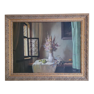 Original Vintage Oil Painting by Konstantin Ohotin