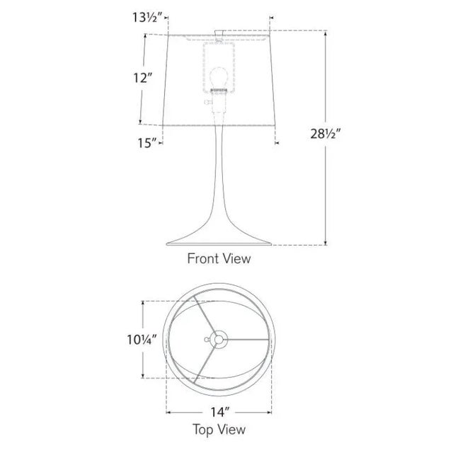 Metal Barbara Barry for Visual Comfort Signature Oscar Medium Sculpted Table Lamp in Aged Iron with Linen Shade For Sale - Image 7 of 7
