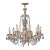 Oversized Vintage Continental Cut & Strung Nine-Light Chandelier, Circa 1910 For Sale