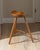 Wood Vintage Scandinavian Modern Sculptural Beech Tripod Stool For Sale - Image 7 of 17