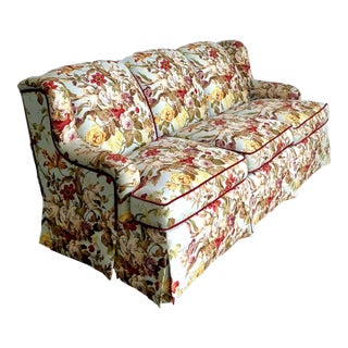 Vintage High Back Sofa in House of Hackney Chintz For Sale