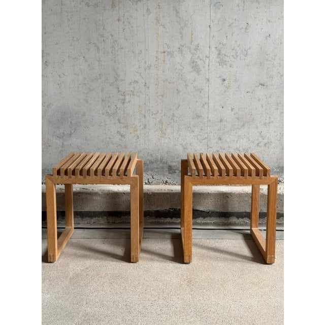 Brown Cutter Tables by Niels Hvass for Trip Trap, 1970s, Set of 2 For Sale - Image 8 of 8