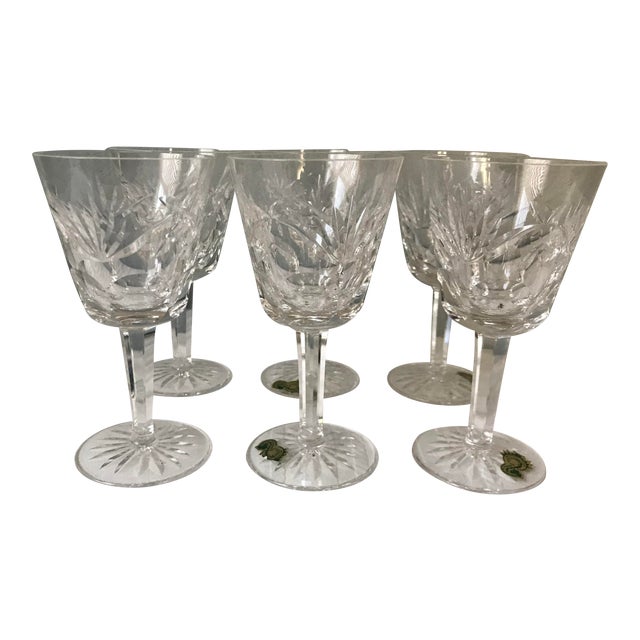 vintage 1980 wine glass