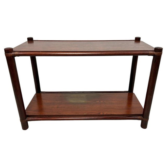 Mid-Century Modern Bamboo Side Table from Gervasoni, 1970s For Sale - Image 12 of 12