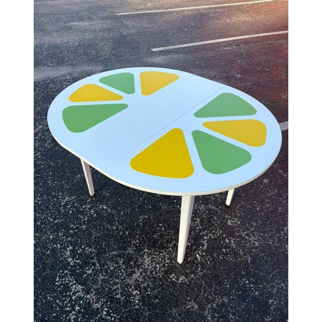 Mid 20th Century Lemon & Lime Slice Dining Table For Sale In Tampa - Image 6 of 10