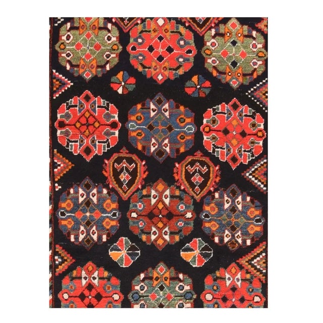 Antique Shiraz Rug 5'1'' X 10'6'' For Sale In New York - Image 6 of 11