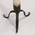Spanish Baroque Style Twisted Wood & Iron Floor Candlesticks - Pair For Sale In Cincinnati - Image 6 of 7