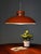 Scandinavian Pendant Lamp in Orange Plastic, 1960s For Sale - Image 4 of 9