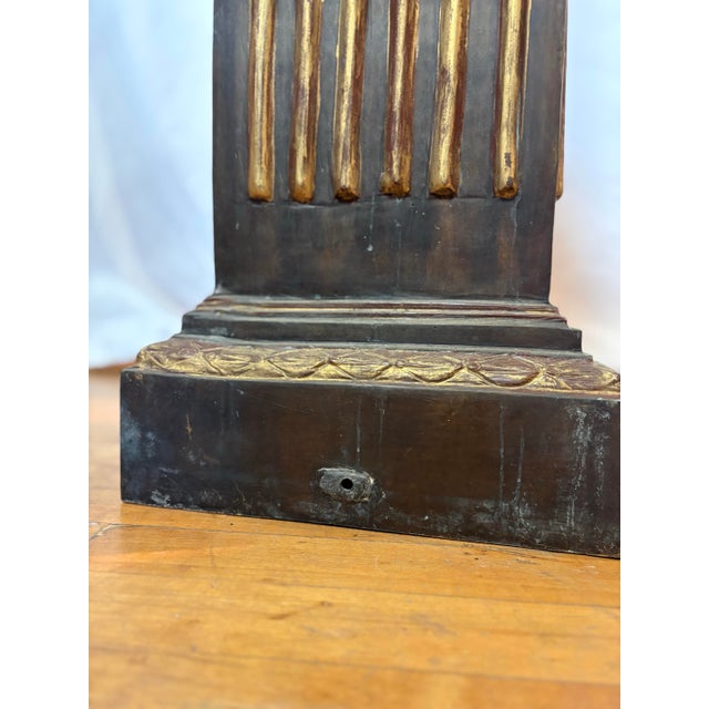 Monumental Pair of Toussaint Figural Candelabras in Patinated Bronze For Sale - Image 15 of 17