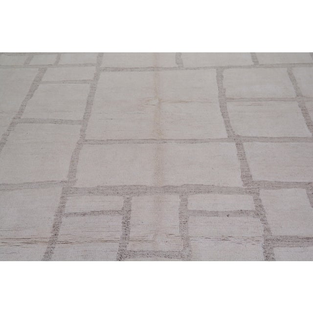 Moroccan Hand Knotted Wool Rug, 12'1''x15'8'' For Sale - Image 4 of 6