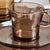 Mid 20th Century 1970s French Mid-Century Modern Glass Coffee Cups — Set of 6 For Sale - Image 5 of 10