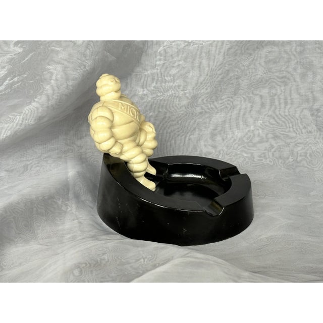 A sought after collectible, this vintage bakelite Michelin Man Bibendum ashtray is a super cool find. The vintage ashtray...