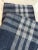 Rustic Bunny Williams Pine Cone Hill 100% Linen Plaid Navy White Throw Â€šÃ„Ã¬ Enzyme Washed Blue Tones For Sale - Image 3 of 13