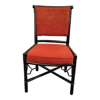 Ficks Reed Chinoiserie Style Rattan Side Chair For Sale