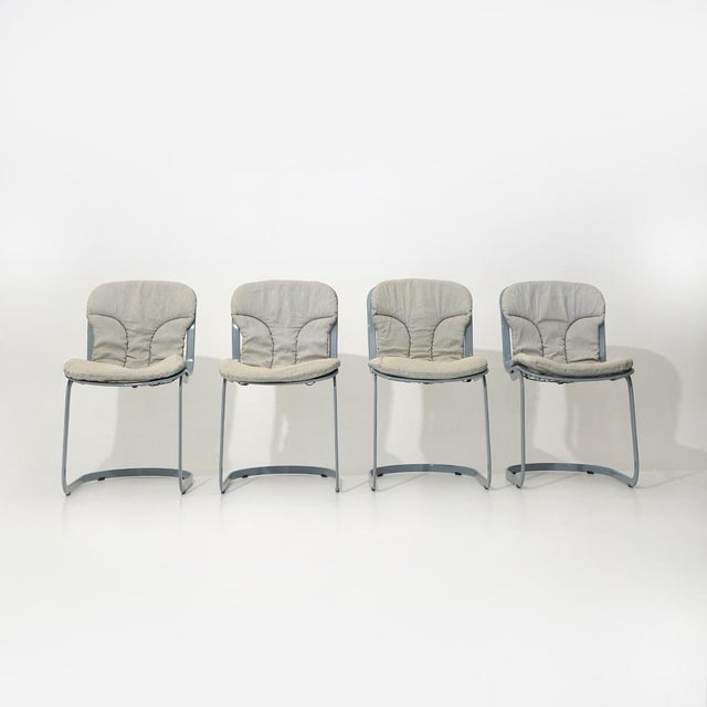 077 Chairs by Studio Cidue for Cidue, 1970s, Set of 4 For Sale - Image 6 of 16