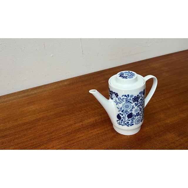 Mid-Century German Ceramic Tea or Coffee Pot Series Hamburg Form 20 Decor Blumenspiel by Lieselotte Kantner for Melitta, 1960s For Sale - Image 11 of 18