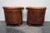 Vintage Dutch Cognac Leather Club Chairs, Set of 2 For Sale - Image 9 of 18