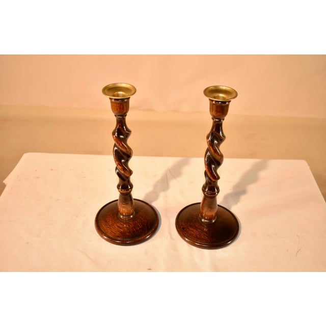 19th Century Pair of Late 19th Century Candlesticks For Sale - Image 5 of 7