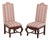 Pair of High Back Upholstered Chairs For Sale