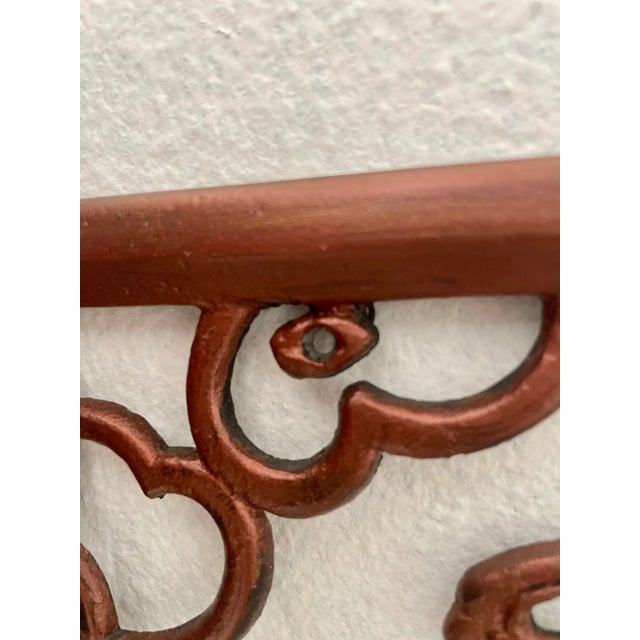 Mid-Century Modern Metal Giraffe and Antelope Wall Art Sculpture Pair For Sale In Orlando - Image 6 of 8