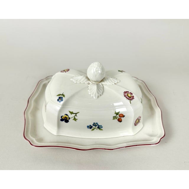 Vintage French Butter Dish from Villeroy & Boch, 1980s For Sale - Image 4 of 6