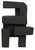 Fiber cement modern sculpture accessorizes rich geometric depth and height.