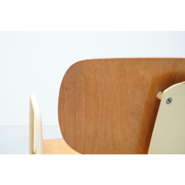 A rare and remarkably pure iteration of the f1 chair designed by belgian modernist willy van der meeren for tubax in the...